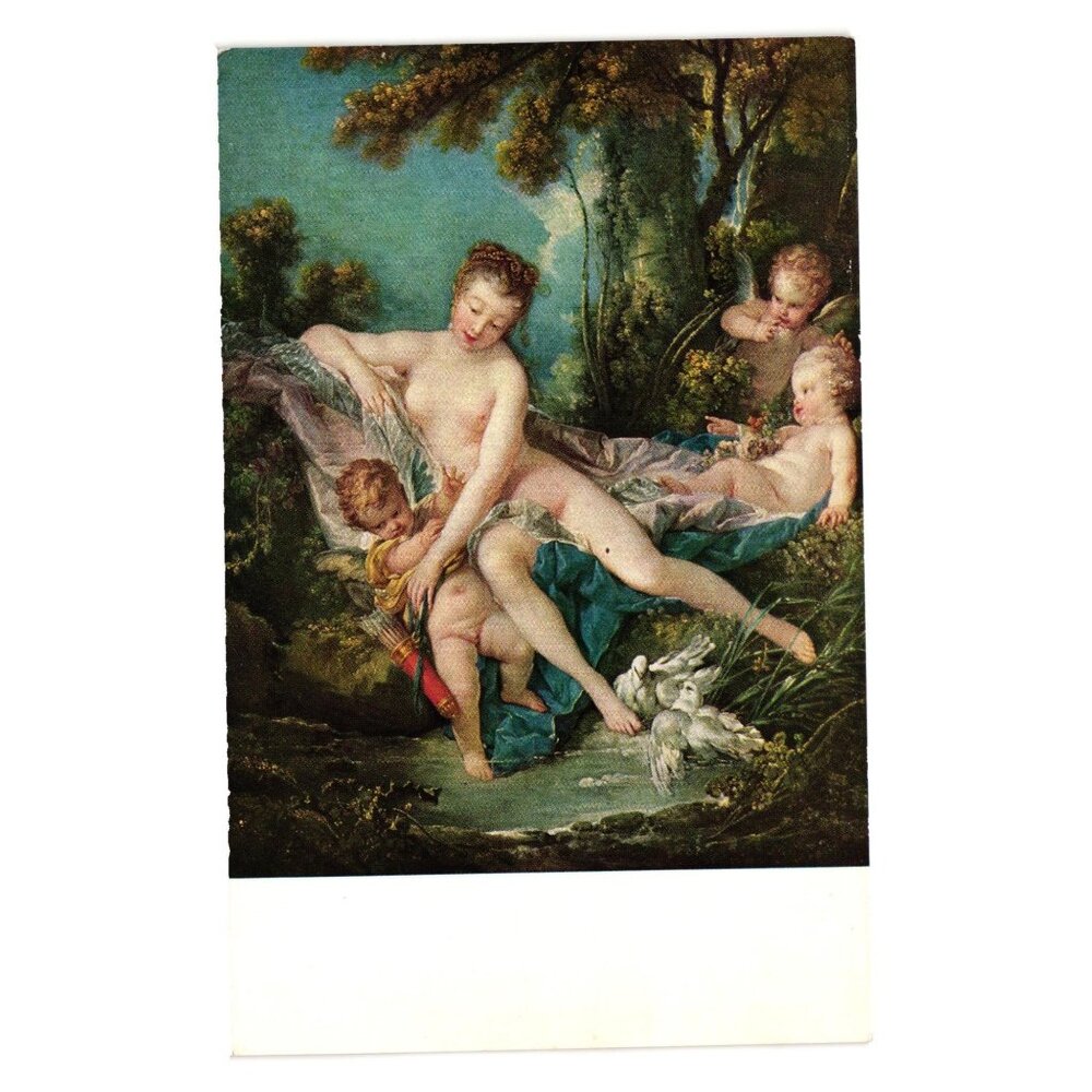 Venus Consoling Love Postcard National Gallery Of Art Washington D.C. Painting
